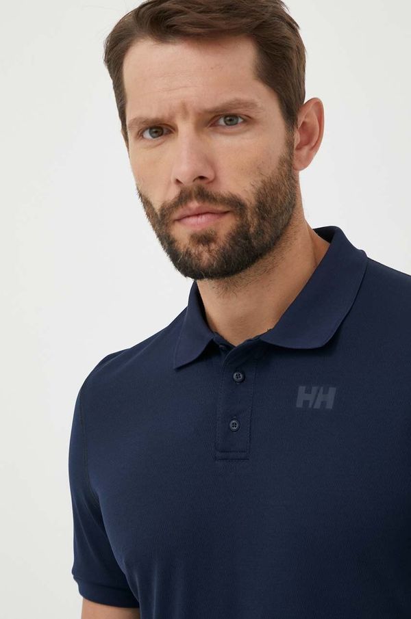 Helly Hansen Polo majica Helly Hansen za muškarce, boja: tamno plava, s tiskom