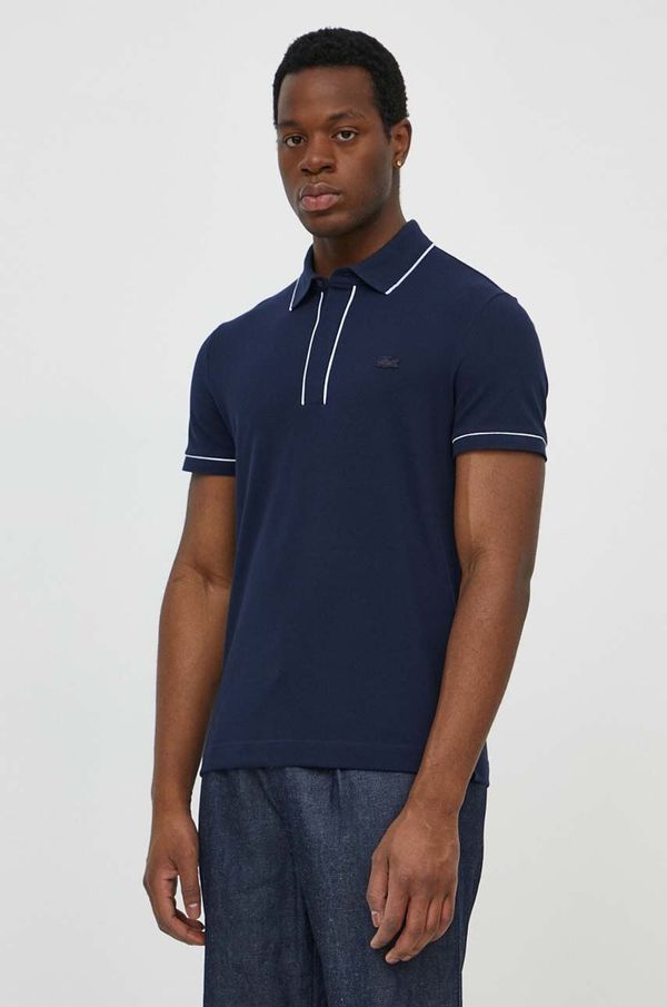 Lacoste Polo majica Lacoste za muškarce, boja: tamno plava, bez uzorka