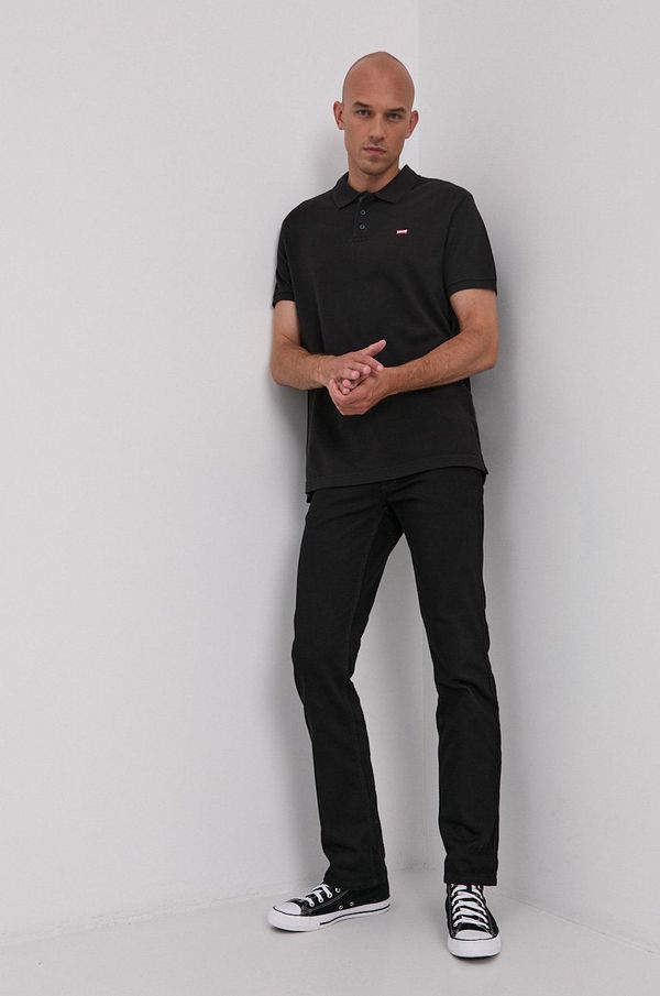 Levi's Polo majica Levi's za muškarce, boja: crna, 35883.0007-Blacks