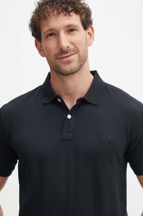 Lindbergh Polo majica Lindbergh za muškarce, boja: crna, bez uzorka, 30-404016