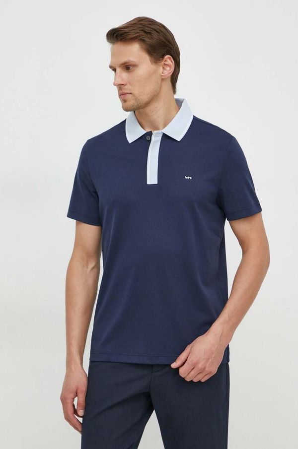 Michael Kors Polo majica Michael Kors za muškarce, boja: tamno plava, bez uzorka