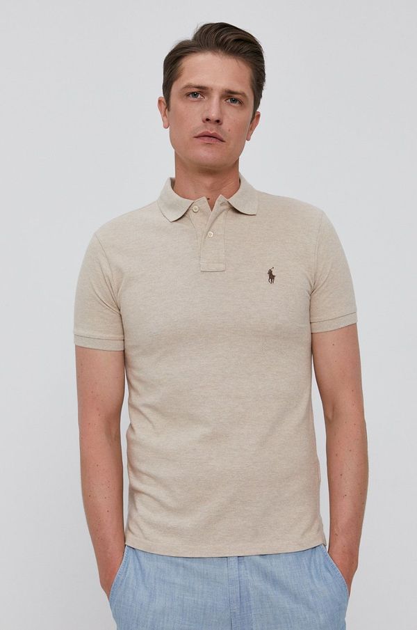 Polo Ralph Lauren Polo majica Polo Ralph Lauren za muškarce, boja: žuta