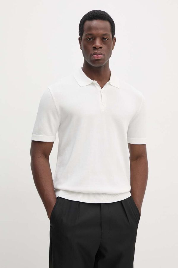 Sisley Polo majica Sisley za muškarce, boja: bež, bez uzorka, 112AS300H
