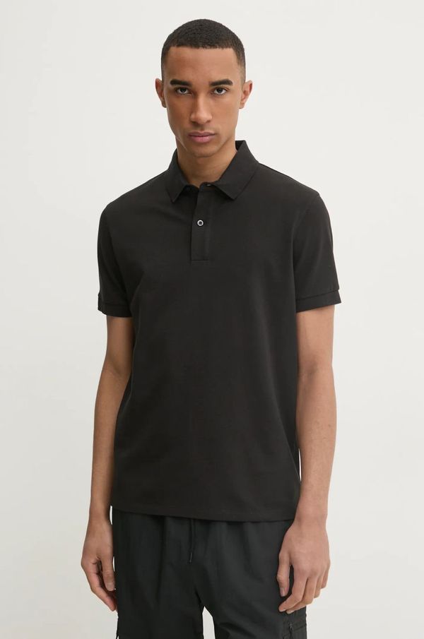 Superdry Polo majica Superdry za muškarce, boja: crna, bez uzorka, M1110438A-02A
