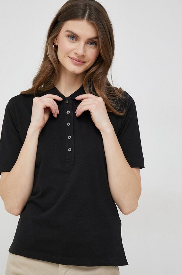 Tommy Hilfiger Polo majica Tommy Hilfiger za žene, boja: crna
