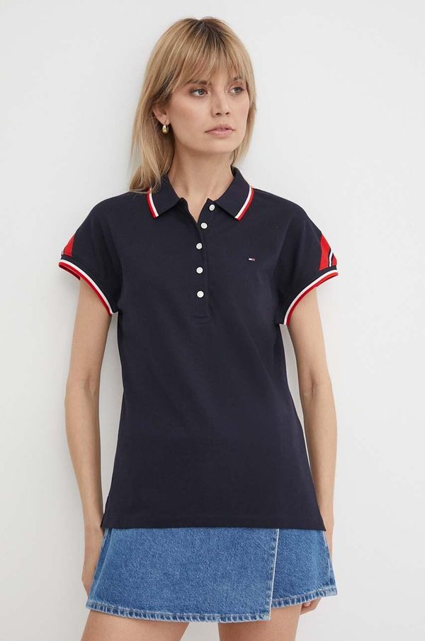 Tommy Hilfiger Polo majica Tommy Hilfiger za žene, boja: tamno plava