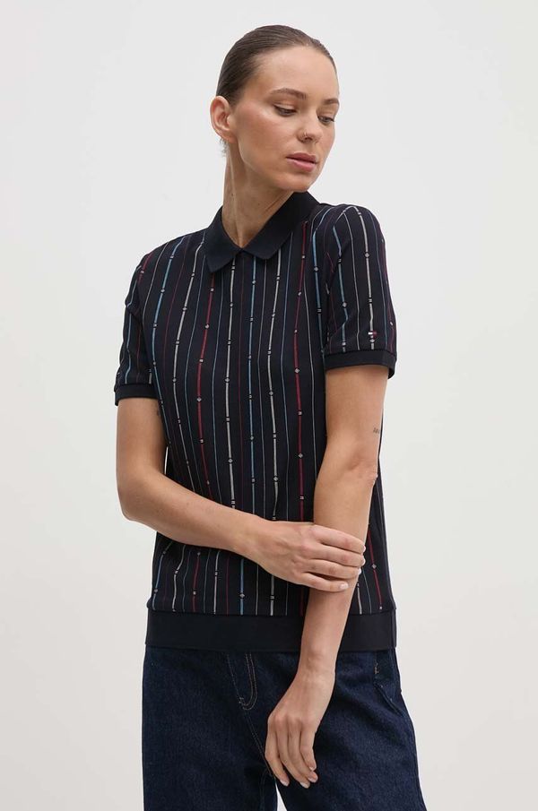 Tommy Hilfiger Polo majica Tommy Hilfiger za žene, boja: tamno plava, WW0WW42614