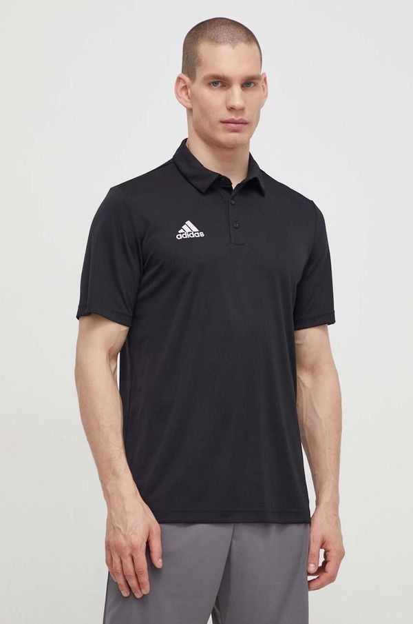 adidas Performance Polo majica za vježbanje adidas Performance Entrada 22 boja: crna, jednobojni model