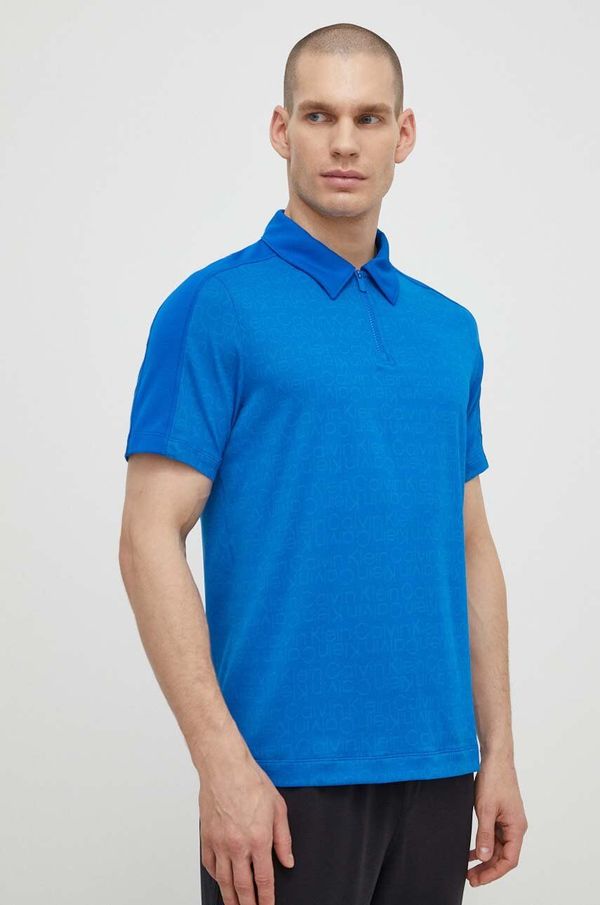 Calvin Klein Performance Polo majica za vježbanje Calvin Klein Performance s uzorkom
