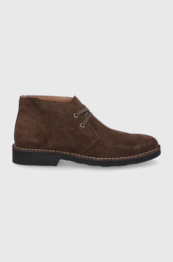 Polo Ralph Lauren Polucipele od brušene kože Polo Ralph Lauren TALAN CHUKKA za muškarce, boja: smeđa