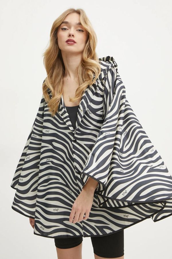 Liu Jo Pončo za kišu Liu Jo boja: crna, za prijelazno razdoblje, oversize, 2XX010 T0300