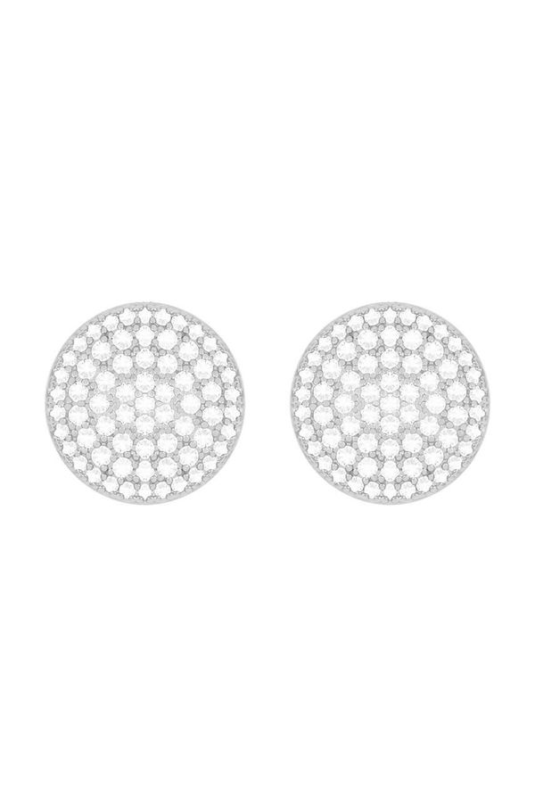 Lilou Posrebrene naušnice Lilou Microsetting 1/10/KOL/BIC/SR