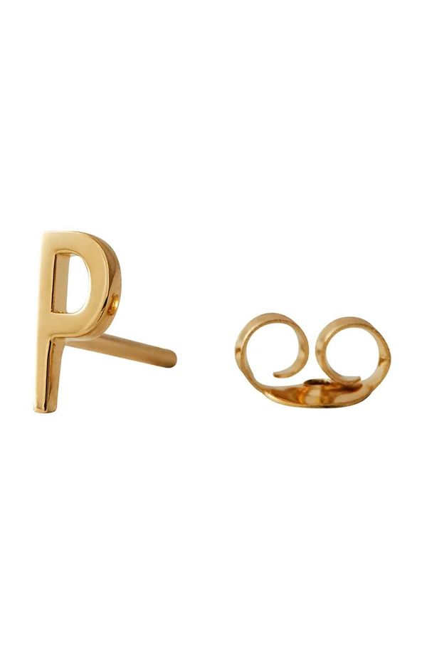 Design Letters Pozlaćena srebrna naušnica Design Letters 90401001P