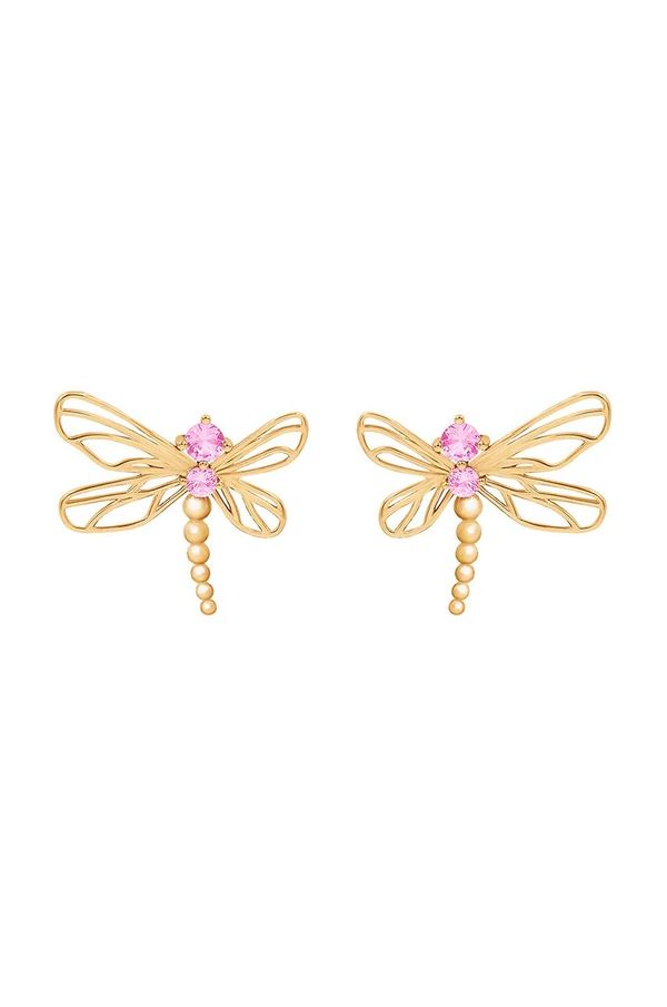 Lilou Pozlaćene naušnice Lilou Dragonfly 182/22/KOL/AZU/ROC/PO