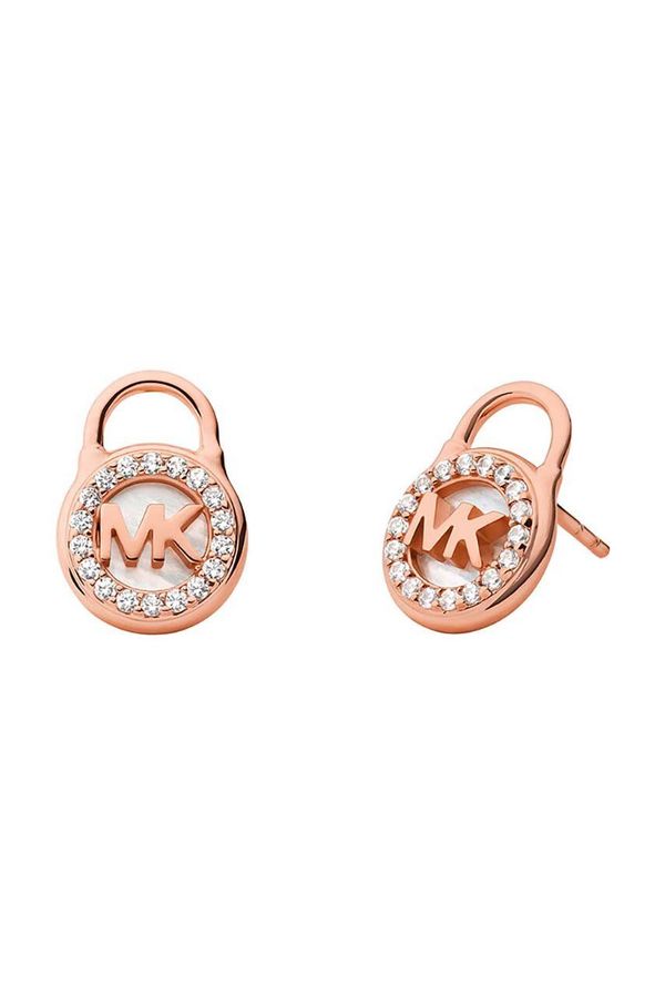 Michael Kors Pozlaćene naušnice Michael Kors