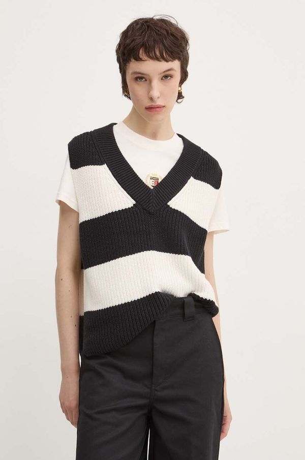 Abercrombie & Fitch Prsluk Abercrombie & Fitch boja: bež, topli, KI150-4248