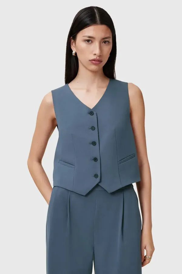 AllSaints Prsluk AllSaints ALEIDA jednoredno zakopčavanje, W005QC