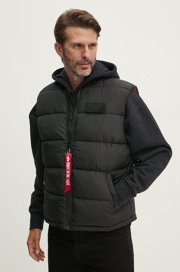 Alpha Industries Prsluk Alpha Industries za muškarce, boja: crna, za zimu, 118109