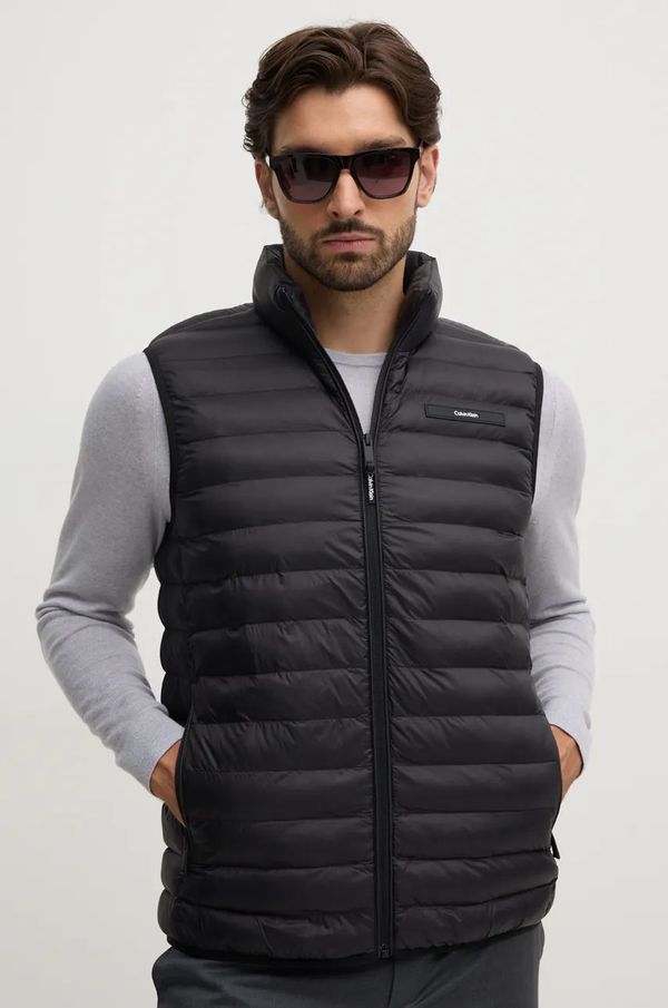 Calvin Klein Prsluk Calvin Klein za muškarce, boja: crna, za prijelazno razdoblje, K10K113470