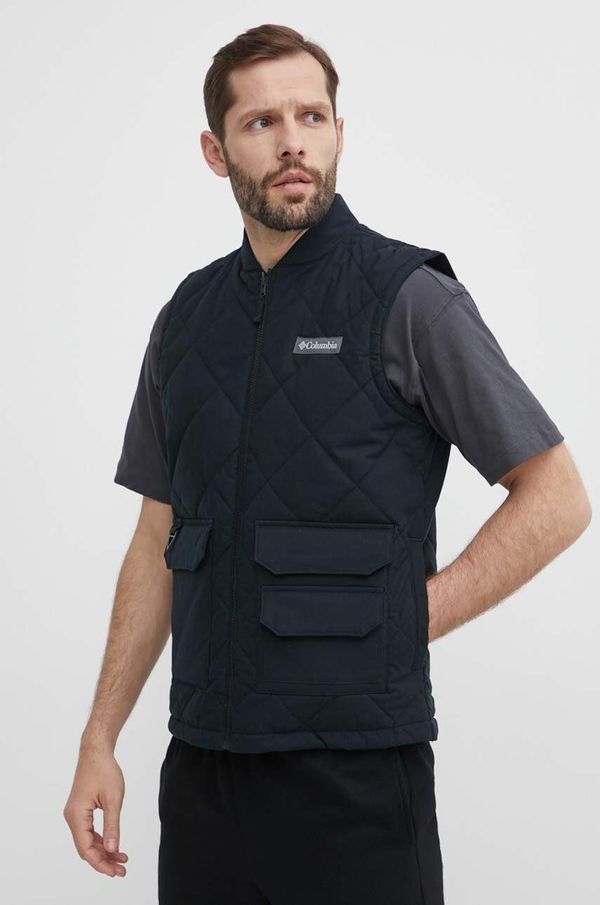 Columbia Prsluk Columbia Rad Padded za muškarce, boja: crna, za prijelazno razdoblje, 2075981
