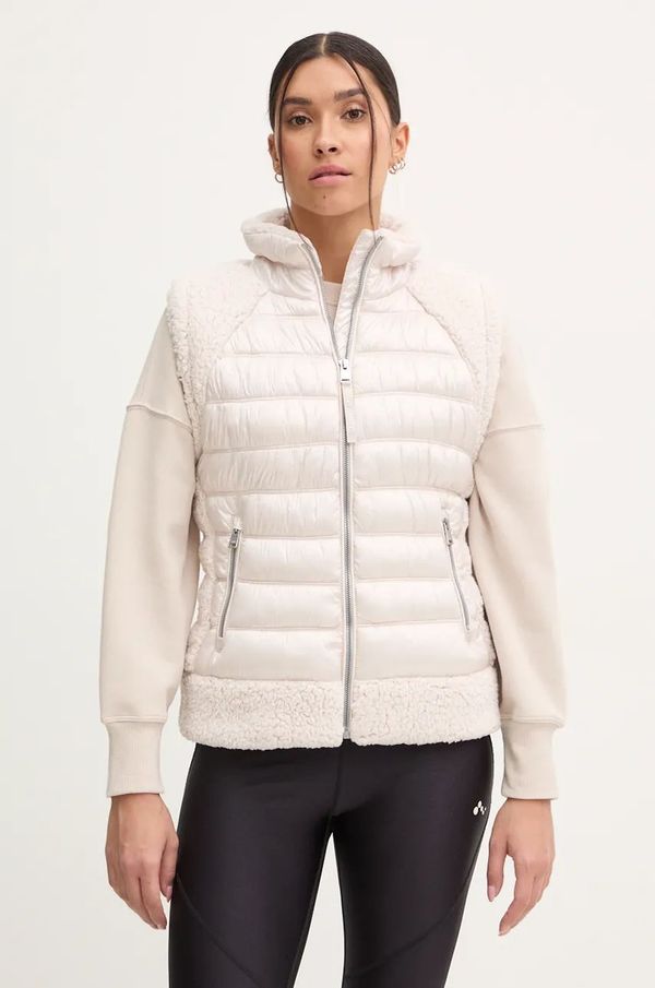 DKNY Prsluk Dkny za žene, boja: bež, za prijelazno razdoblje, DP4V3163