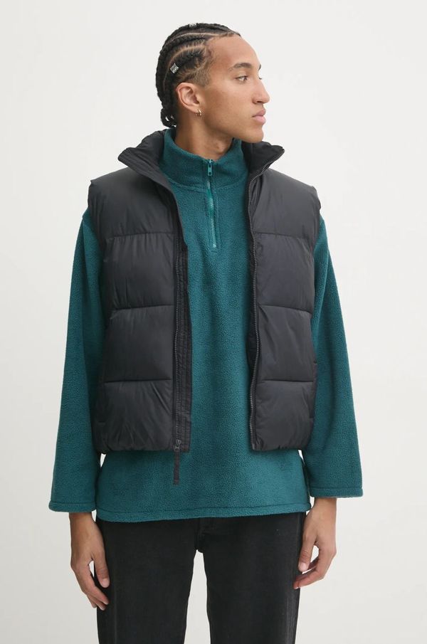 Hollister Co. Prsluk Hollister Co. za muškarce, boja: crna, za zimu, KI332-4091