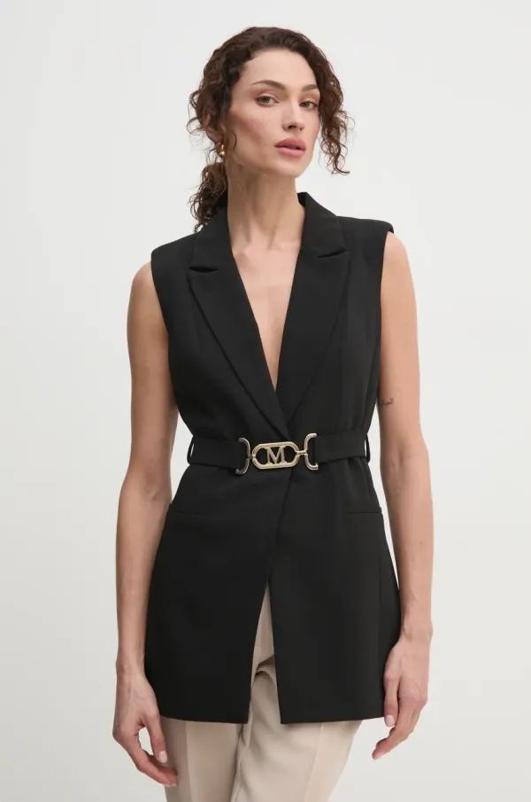 Marciano Guess Prsluk Marciano Guess BECKY boja: crna, jednoredno zakopčavanje, 5RGN03 7115A