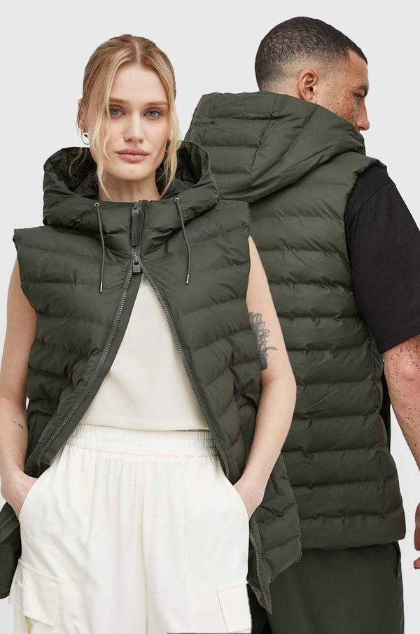 Rains Prsluk Rains 15840 Vests boja: zelena, za prijelazno razdoblje
