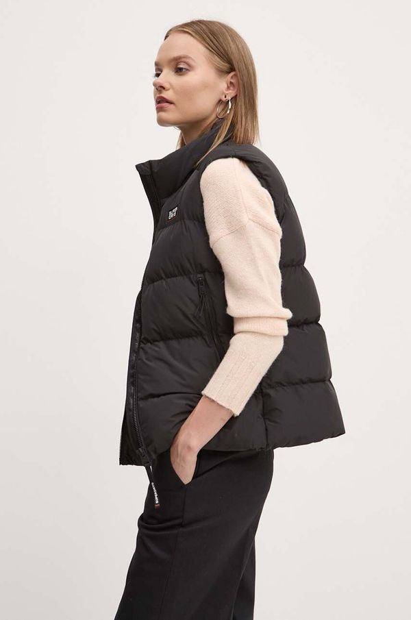 Superdry Prsluk Superdry za žene, boja: crna, za zimu, W5011717A-02A