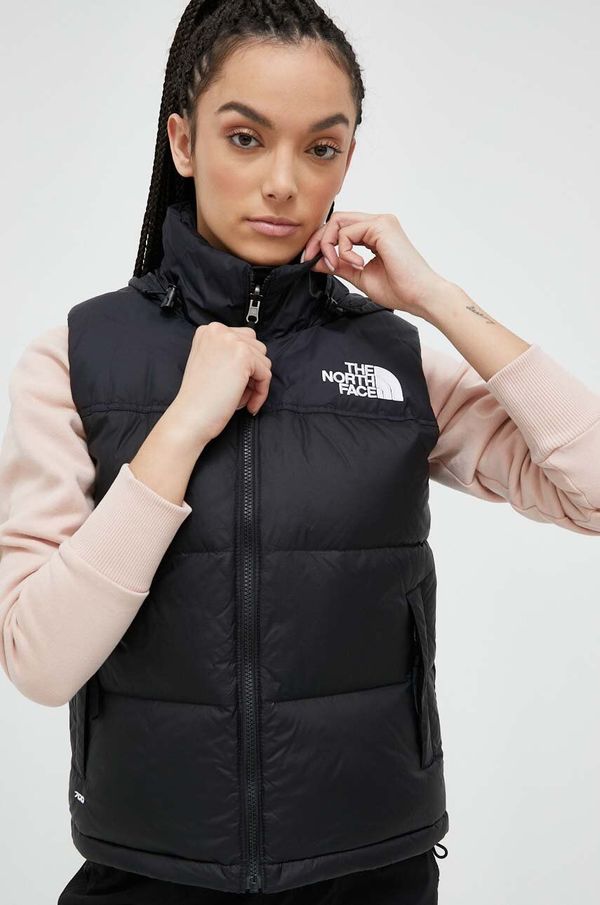 The North Face Prsluk The North Face 1996 RETRO NUPTSE VEST za žene, boja: crna, za zimu