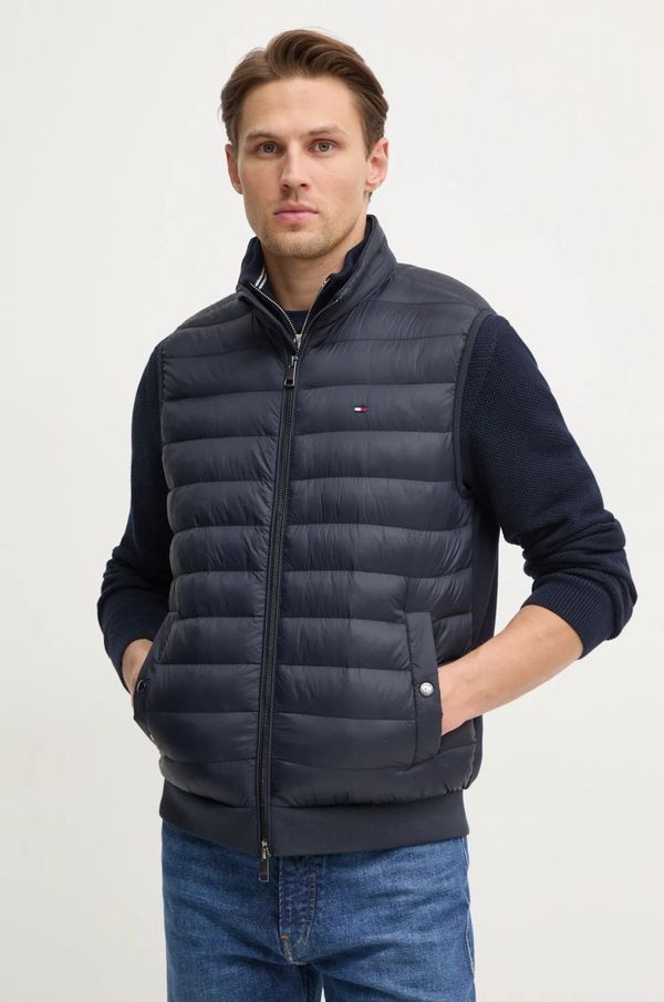 Tommy Hilfiger Prsluk Tommy Hilfiger za muškarce, boja: tamno plava, za prijelazno razdoblje, MW0MW38982