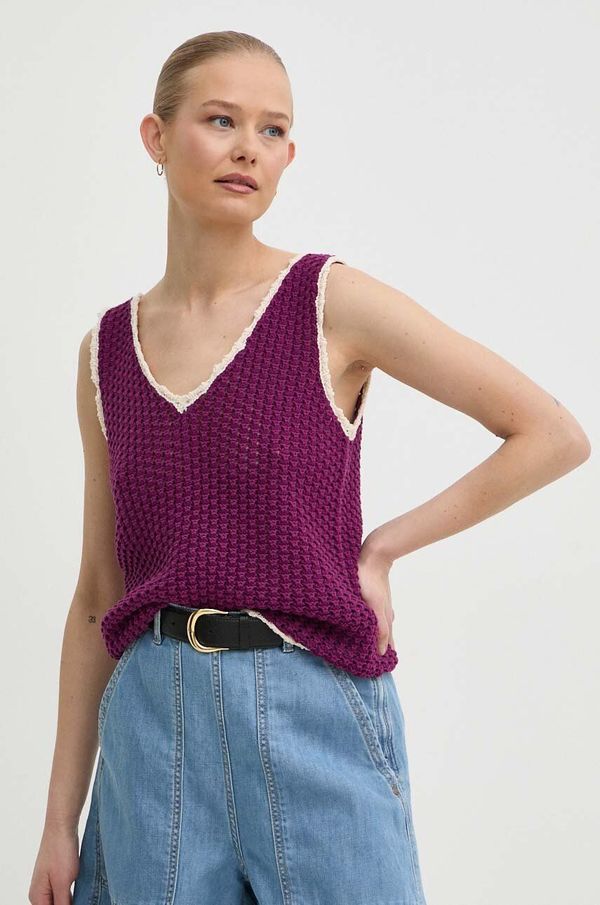 Weekend Max Mara Prsluk Weekend Max Mara boja: ljubičasta, 2415361013600