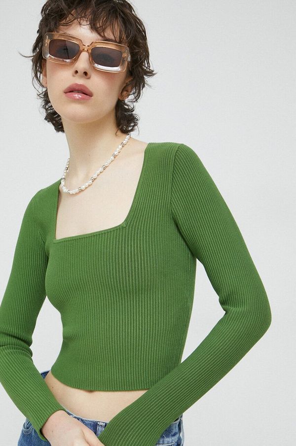 Abercrombie & Fitch Pulover Abercrombie & Fitch boja: zelena