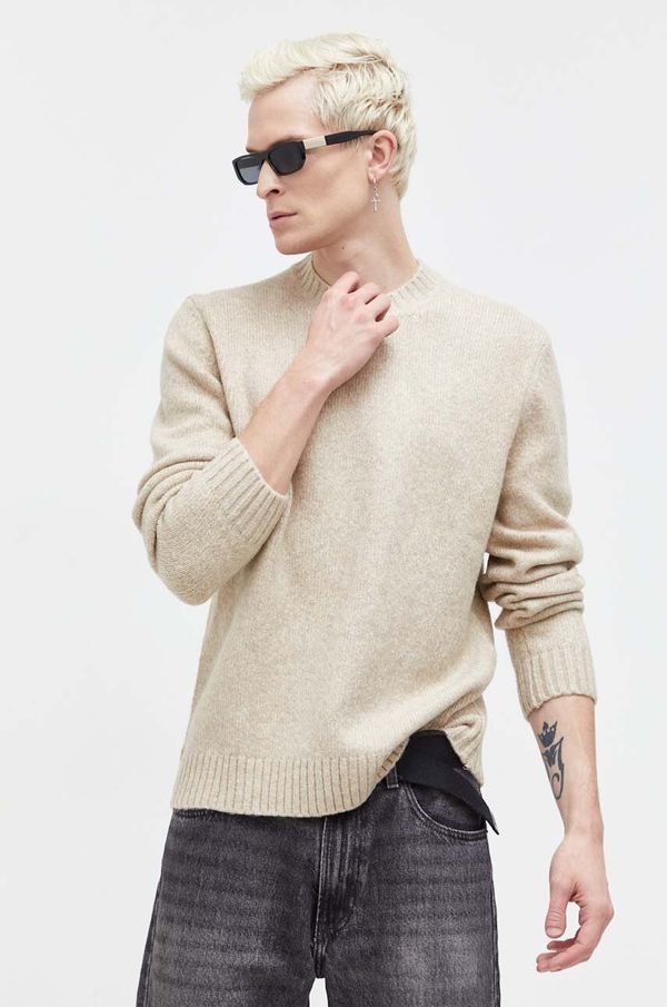 Abercrombie & Fitch Pulover Abercrombie & Fitch za muškarce, boja: bež