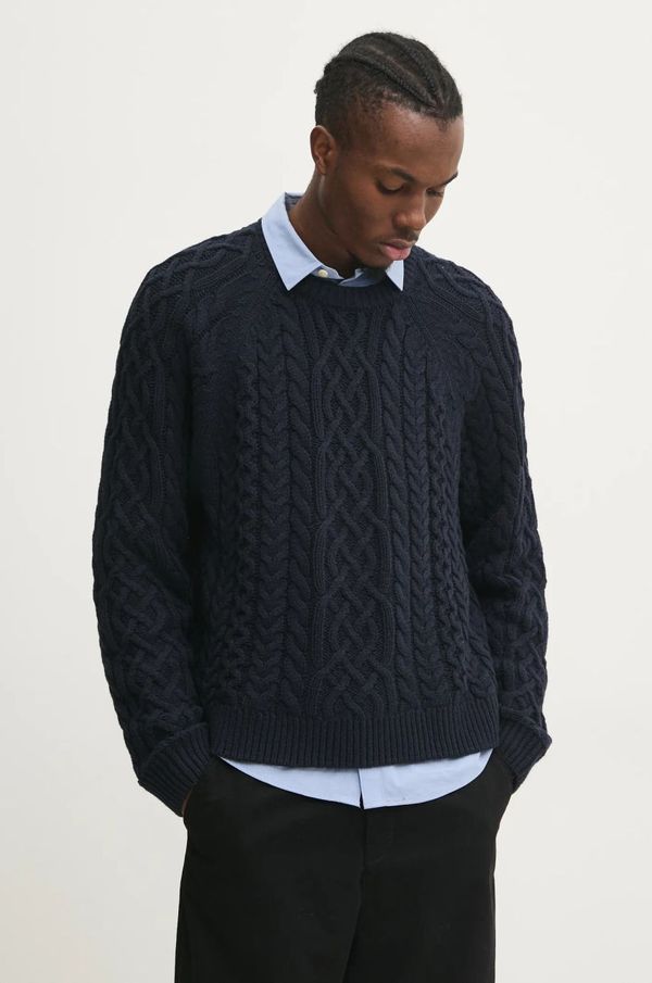 Abercrombie & Fitch Pulover Abercrombie & Fitch za muškarce, boja: tamno plava, KI120-4189