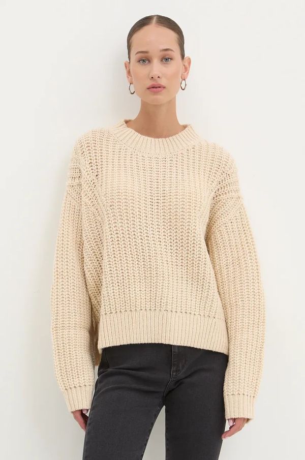 Billabong Pulover Billabong Good Fortune za žene, boja: bež, topli, EBJSW00128