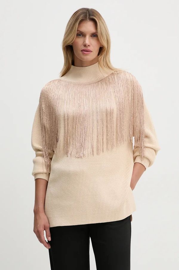 Bruuns Bazaar Pulover Bruuns Bazaar FreesiaBBCita knit za žene, boja: bež, topli, s poludolčevitom, BBW4145