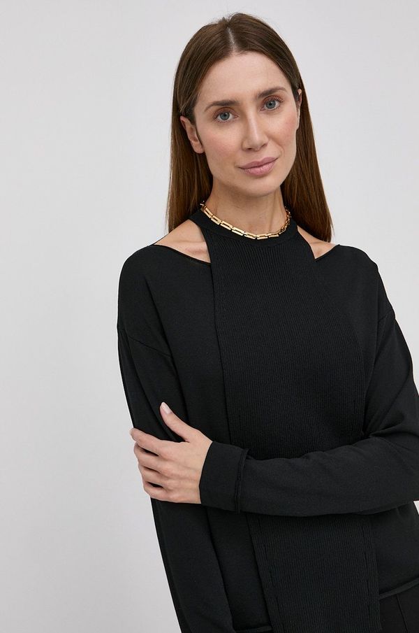 Liviana Conti Pulover Liviana Conti za žene, boja: crna, lagani