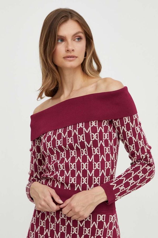 Marciano Guess Pulover Marciano Guess za žene, boja: bordo