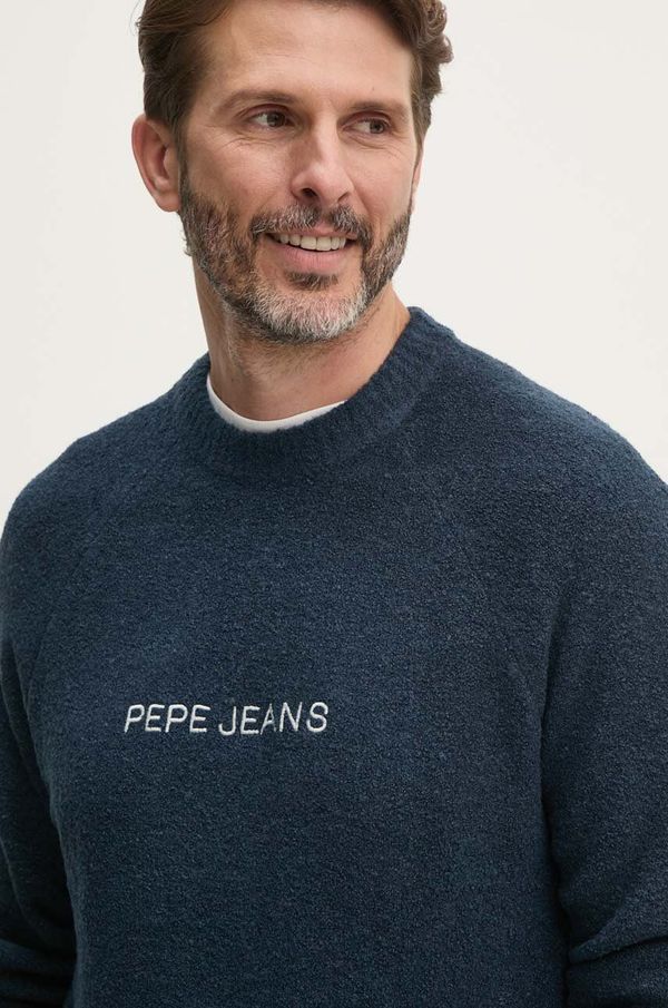 Pepe Jeans Pulover Pepe Jeans CLOY za muškarce, boja: tamno plava, lagani, PM702461