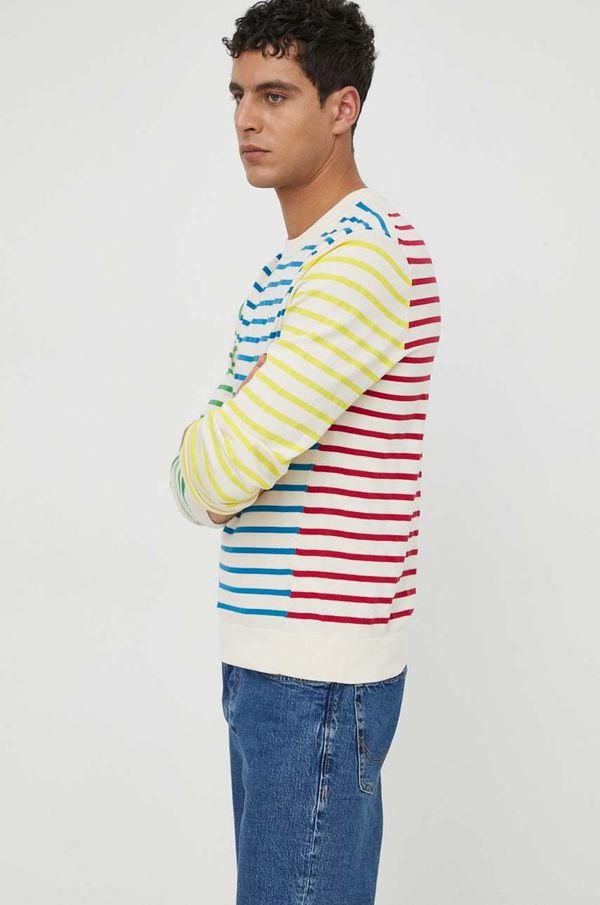 PS Paul Smith Pulover PS Paul Smith za muškarce, boja: bež, lagani