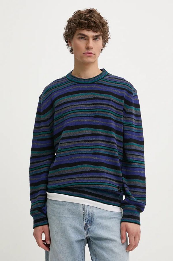 PS Paul Smith Pulover PS Paul Smith za muškarce, boja: tamno plava, M2R.967Y.N22233
