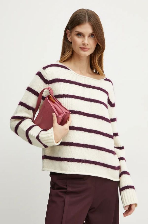 Forte Forte Pulover s dodatkom vune Forte Forte za žene, boja: bež, 13341_my knit