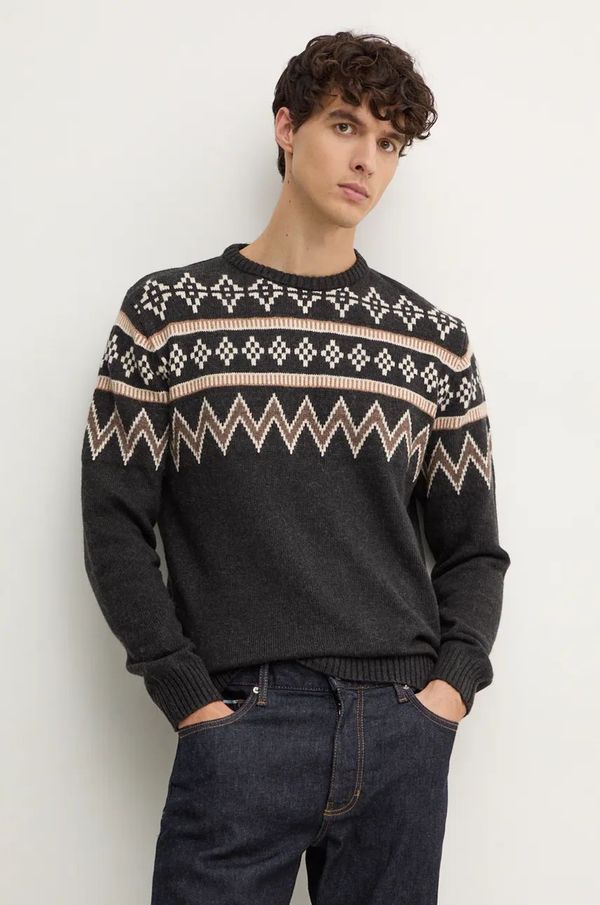 Pepe Jeans Pulover s dodatkom vune Pepe Jeans CHRISTOPHER za muškarce, boja: siva, topli, PM702460