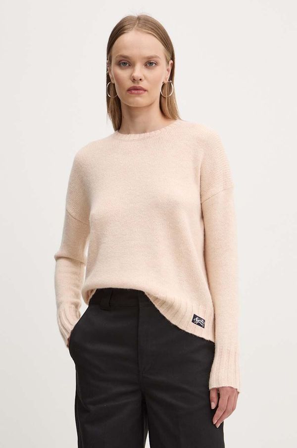 Superdry Pulover s dodatkom vune Superdry za žene, boja: narančasta, lagani, W6110567A-C4F