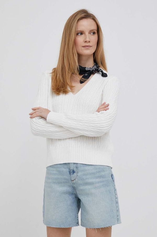 Tommy Hilfiger Pulover s dodatkom vune Tommy Hilfiger za žene, boja: bež
