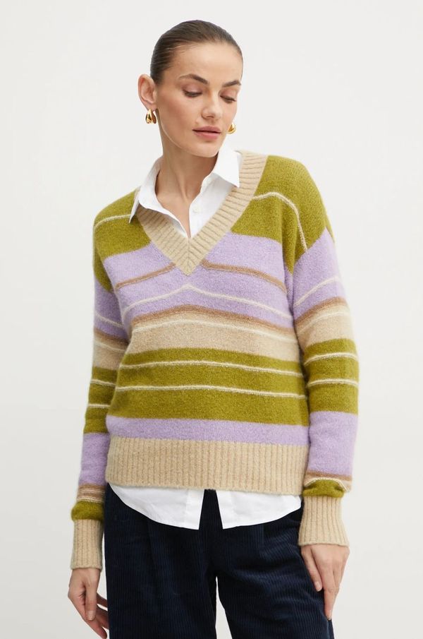 Weekend Max Mara Pulover s dodatkom vune Weekend Max Mara za žene, boja: ljubičasta, 2425366102600
