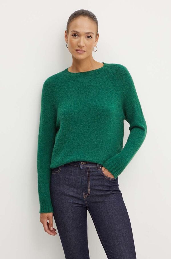 Weekend Max Mara Pulover s dodatkom vune Weekend Max Mara za žene, boja: zelena, 2425366111600