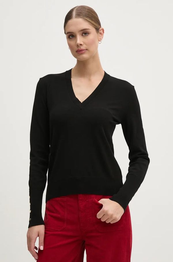 United Colors of Benetton Pulover United Colors of Benetton za žene, boja: crna, lagani, 104HD402A