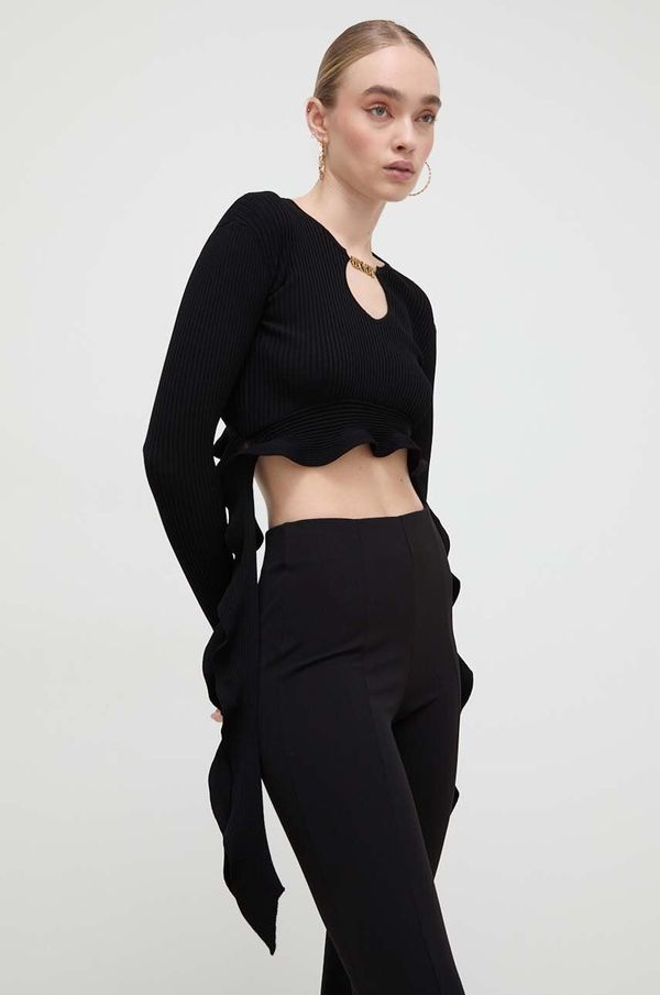 Versace Jeans Couture Pulover Versace Jeans Couture za žene, boja: crna